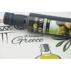 Масло оливковое "Ионио" нерафинированное "Extra Virgin Oil" ароматизированное, базилик, 0,25л.