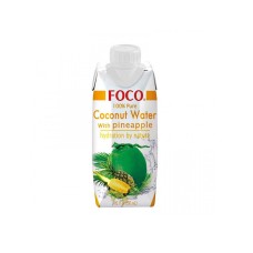 Кокосовая вода с соком ананаса "FOCO", 330 мл.
