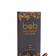 Темный фундучный шоколад BOB, 50 гр.