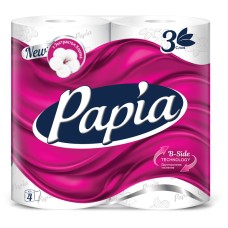Туалетная бумага 3х-слойна "Papia"