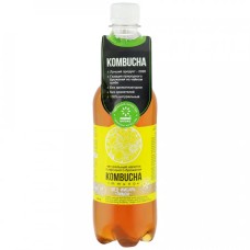 Напиток комбуча Immuno+ с соком лимона, имбирем и мёдом, 500 мл.
