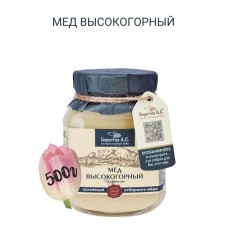 Мед натуральный Берестов А.С. Высокогорный, 200 гр.