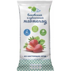 Мармелад "Бековский" Клубничный,  100% натуральный, 260 гр.
