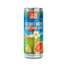 Кокосовая вода Грейпфрут и Лайм "28 Seeds", 330 мл.