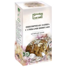Пшеничная лапша с грибами шититаке "Гурмайор Кухни Мира", 220 гр.