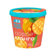 Десерт взбитый замороженный IceCro фруктовый сорбет, Манго, 75 гр.