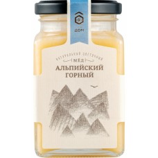 Мёд натуральный цветочный Альпийский горный, 320 гр., "Медовый Дом"