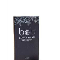 Низкоуглеводный темный шоколад BOB без сахара, 20 гр.