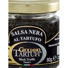 Соус грибной трюфельный с чернилами каракатицы Сальса Нера Аль Тартуфо на основе раст. масел, 80 гр.