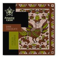 Горький Шоколад с солёным огурцом "Amazing Cacao" %65 , 60 гр.