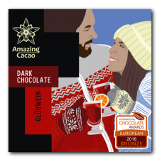 Шоколад горький Amazing Cacao GLUHWEIN Глинтвейн 70%, 60 гр.