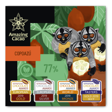 Шоколад горький Amazing Cacao COPOAZU 77%, 60 гр.