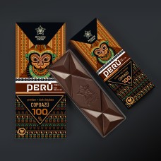Шоколад горький Amazing Cacao Copoazu Peru 100%, 40 гр.